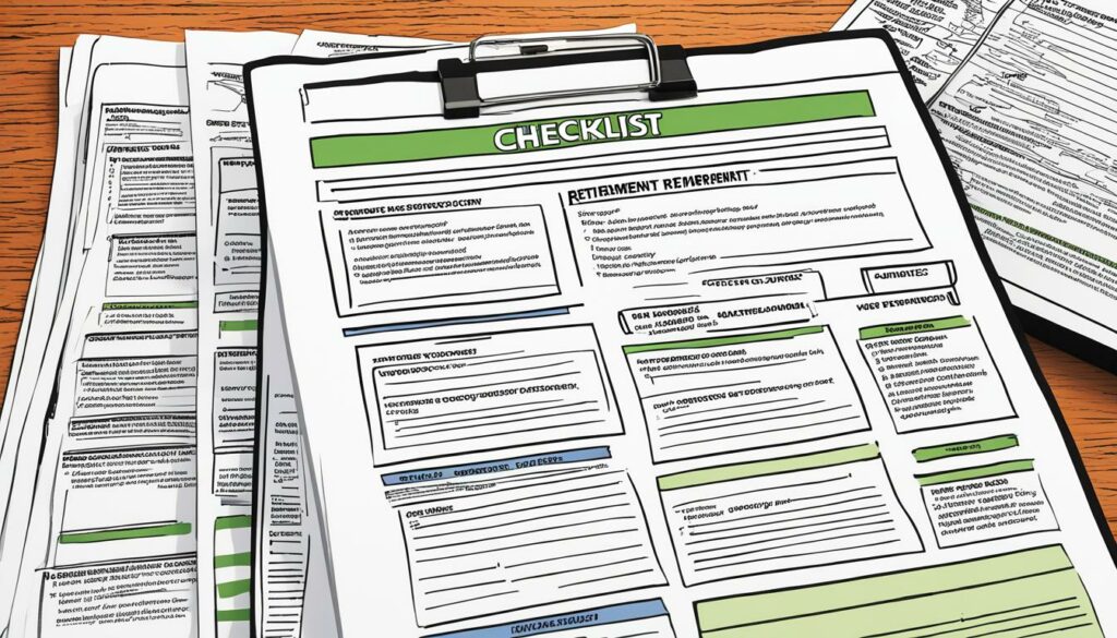 retirement planning checklist image